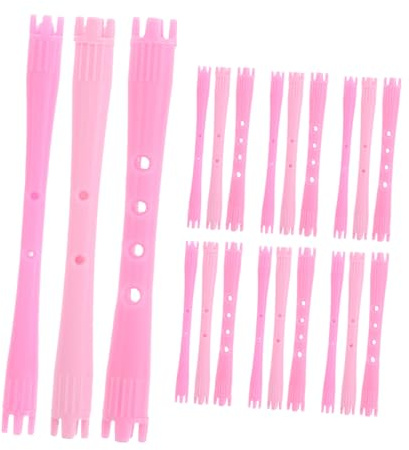 VINTORKY 90pièces De Plastique Pour Cheveux De Bâtons De Boucles Spiralés Petit Modèle Pour Salon Diamètres Outils De Coiffure Et