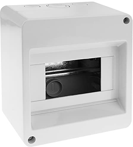 BeMatik - Scatola di Superficie per automazione elettrica per 6 Moduli in plastica ABS 18 mm