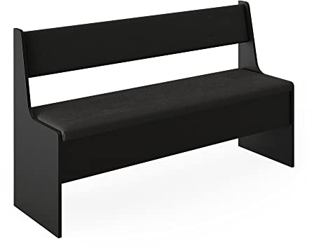 Vicco Gruppo panca ad angolo Roman, Nero, 41.5 x 136.6 cm, adatto per soluzioni angolari salvaspazio nella zona pranzo