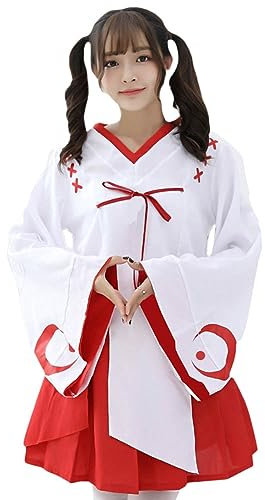 Herren Samurai Hakama Uniform Kimono Kendo Anzug Aikido Judo Japanisch Tradtional Martial Arts Kostüm, 92-rot, Large