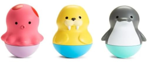 Munchkin 3 Pack Bath Bobbers Floating Baby Bath Toys | Baby Essentials