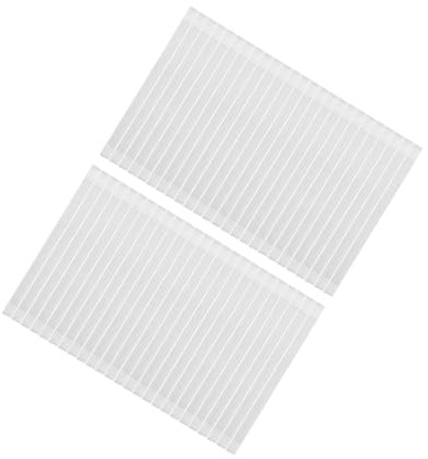 predolo Tiras de pegamento térmico, tiras de pegamento de encuadernación de 10mm de ancho, tiras de pegamento termofusible, cintas termofusibles para, 50 pcs