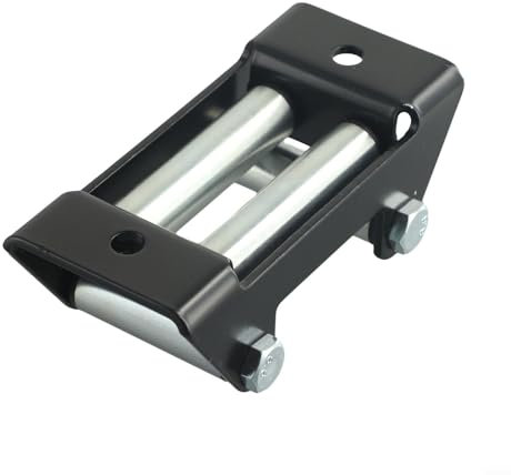 Guía de cable de rodillo de cabrestante, guía de cable de rodillo de cabrestante resistente, marco de cuerda de guía de 4 rodillos para proteger los cables/cuerdas del cabrestante del desgaste (4500