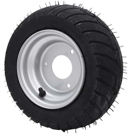 WOHPNLE 13x5.00-6 Reifen, langlebige 6-Zoll-Reifen mit Felgen, ATV-Reifenersatz für Go Kart, Quad, Mini-Fahrrad, Mäher-Off-Straßenanwendungen