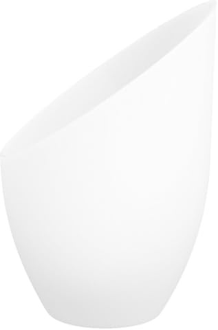 WHAMVOX Paralume Piccolo in Plastica Bianco 35Mm, Accessorio per Lampada da Parete e Soffitto, Copertura per Lampade di Design Moderno per Uso Interno