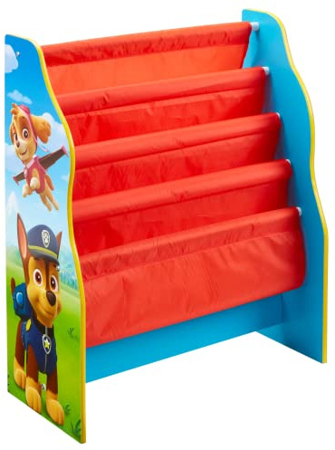 PAW PATROL - Hängefach-Bücherregal für Kinder – Büchergestell für das Kinderzimmer, 23 x 51 x 60 cm