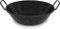 GreaTool Paellera Honda Acero Esmaltado Sartén Honda de Acero Paellera Negro (40 CM)