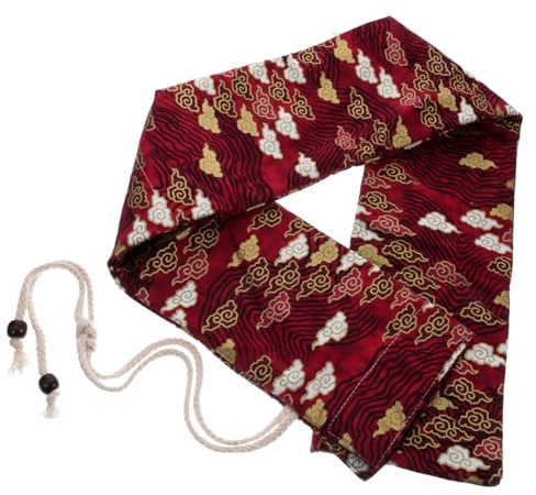 ifundom Baumwoll Schutztasche Für Flöte Und Klarinette Verstellbar Rot Atmungsaktiv Schutzhülle Für Blasinstrumente Tragetasche