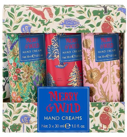 Heathcote & Ivory Hand Creams Set, 3x 30ml, Shea Butter, Fragranced with Essential Oils Hand Moisturiser, Travel Size, Vegan and Cruelty, Beauty Gift For Her