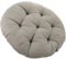MOBUTOFU Yoga Sitzkissen Runder Bodenkissen Sitzkissen Für Meditation Und Yoga Dicke Corduroy Polsterung Für Wohnzimmer Terrasse Und Auto Durchmesser 42cm Farbe Holzcharcoal Ideal Für Yoga Kissen