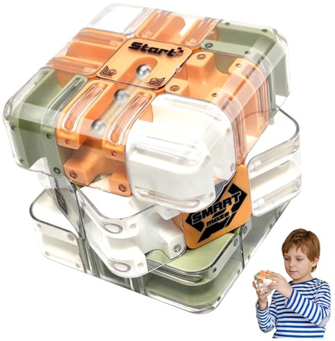 Audasi Rompecabezas de Cubo de Laberinto 3D Grande, Juguete De Ingenio Entretenido Rompeca-bezas De Cube Mágico 3D Cubo Bola Rodadura Puzzle Laberinto para Niños Adultos Cultiva Pensamiento Positive