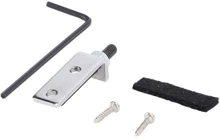 Alomejor Förbättrad Tremolostabilitet Metallgitarrbryggstoppare med Justerbar Tremolostabilisator för Floyd Rose