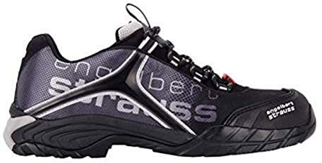 Engelbert Strauss 93608-45/black/gray/silver Sicherheitshalbschuhe Merak, 45, Schwarz/Grau/Silber7