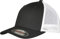 Flexfit Unisex Trucker Recycled Mesh Baseball Cap, Black/White, S/M