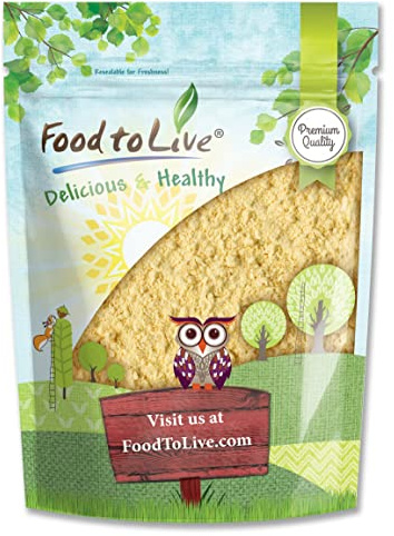 Food to Live Garbanzo Bean Flour, 2 Pounds - Finely Milled Chickpea Flour, Raw, Vegan, Kosher, Bulk, Good Source of Protein, Fiber, Folate, and Copper. Great for Cooking and Baking. Made in USA