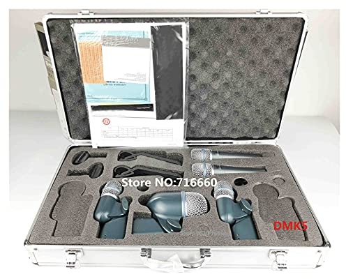 Mikrofon Hochwertiges kabelgebundenes Mikrofon BETA DMK7. Oder DMK5. Trommelmikrofon Oben Qualität Jazz Drum Set Bass Crash Cymbal Ride Cymbal Hi-Hat(DMK5)