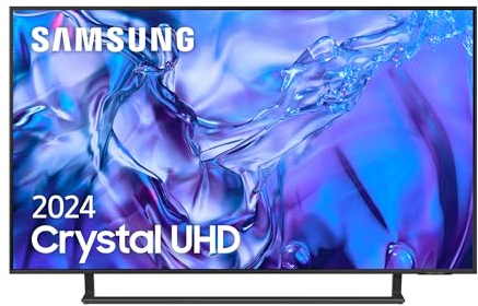 Samsung TV Crystal UHD 4K 2024 43DU8505 Smart TV de 43 avec des Couleurs Incroyables, Le Meilleur Smart TV, Pied à Hauteur Réglable et Tous Les Haut-parleurs Simultanément avec Q-Symphony