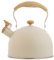 Peosaard Whistling Tea Kettle For Stove, Whistling Tea Kettle 2.1Qt Induction Kettles Stainless Steel Kettle Teapot with Folding Handle Whistle Camping Kettle for Stove, Whistling Kettle