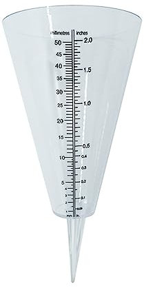 Kegelförmiger Regenmesser für den Außenbereich, praktisch und präzise, Regenmesser für Kinder, Mädchen, Jungen, Bastelwerkzeug, Regenmesser