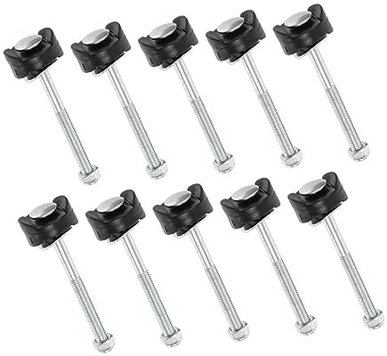 Yardwe Trampolin Erdanker Trampolinleiter 10er Set Profi Schrauben Für Trampolin Fixierungsschrauben Für Trampolin Ersatzteile Trampolin Werkzeug Und Zubehör