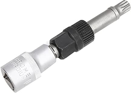 Nagoyuki M10 Alternator Pulley Socket Drill Bit with 33 Teeth Tool Alternator Pulley Center-Bolt Remover Socket Wrench