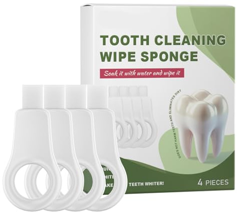 Tamponi rinfrescanti per l'igiene orale – 4 salviette usa e getta per