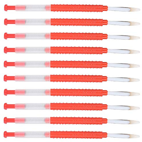 TYCIONG Beekeeping grafting needle, bee larvae transfer tool for apiculture, with horn tongue and spring plunger for gentle transplanting