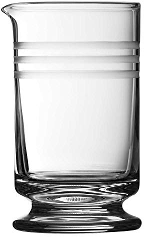 Urban Bar Cocktail Footed Mixing Glass with 3 Cuts in Gift Box Calabrese, 60cl Model No UB4129C