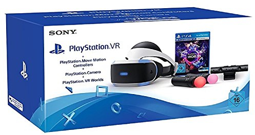 PlayStation 4 Virtual Reality + Camera + Move Twin Pack + VR Worlds