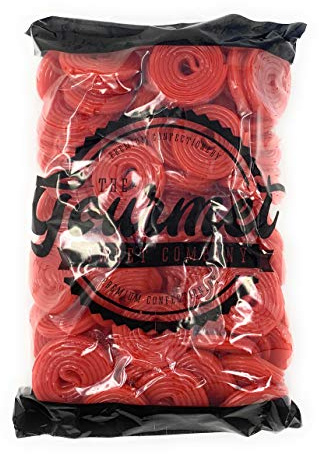 Cherry Wheels 1kg Share Bag by The Gourmet Sweet Company
