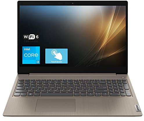 Lenovo Ideapad 3 Laptop, 15.6 HD Touchscreen, Intel Core i3-1115G4 Processor, 12GB DDR4 RAM, 256GB PCIe SSD, Webcam, HDMI, Bluetooth, Wi-Fi 6, Windows 11 Home, Almond