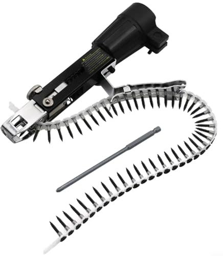 3 x Kettennageladapter, automatischer Schraubenspike-Kettenadapter mit Kettennagelschraubendreher-Bit für elektrische Bohrmaschine, Akku-Bohrmaschinen-Aufsatz (1 Set)