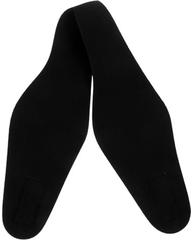 PAMINGONO Schwimmstirnband Verstellbar Für Junge Mädchen Und Erwachsene Haarband Zum Schwimmen Tauchen Und Yoga Ohrschutz Aus Strapazierfähigem Material Schwarz