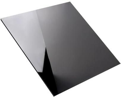 Kristallakrylplastskiva, Akrylskiva 300x300mm Svart Flera Tjocklekar(Thickness: 5Mm)