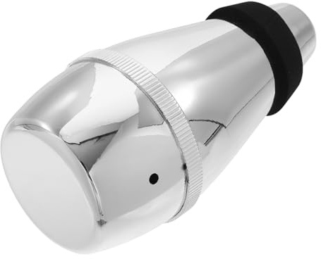 Alipis Sordina para Trompeta de Abs Plata Portátil Fácil Instalación, Accesorio Adecuado para Práctica y Amantes Trompeta