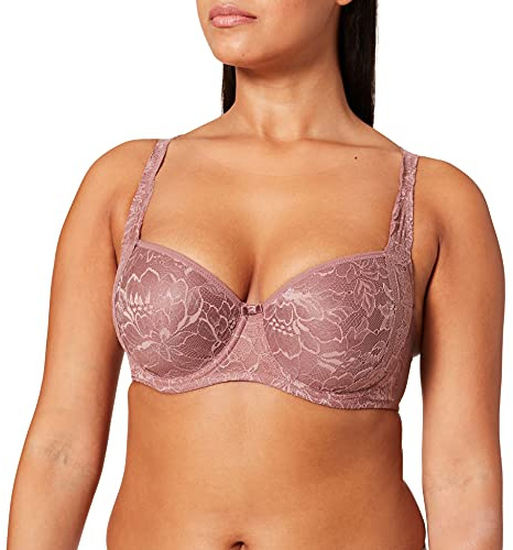 Triumph Amourette Charm WHP02 Soutien-gorge balconnet ampliforme avec armatures, Rose/Marron, 100F Femme