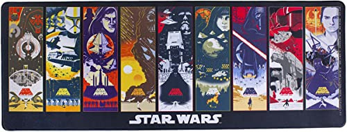 Star Wars Desk Mat - Officially Licensed Star Wars Keyboard and Mouse Mat for Office, Non-Slip Wipe Clean Large Mouse Pad for Gaming Set up | Paladone