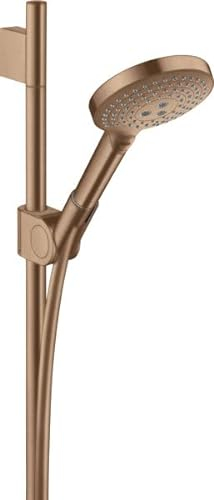 hansgrohe AXOR Uno² set de ducha con Raindance Select S 120 teleducha 3 funciones, 27987310, Color: Brushed Red Gold