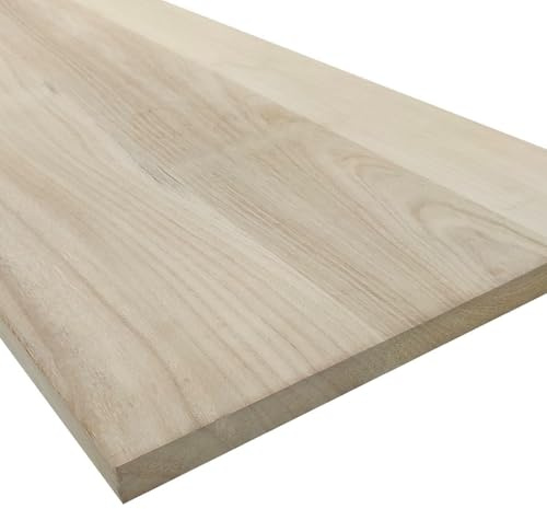 Generico Pannello in Legno Lamellare Monostrato Paulownia mm 14 x 600 x 1200