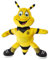 Borussia Dortmund Unisex Jugend BVB Nachtlicht Emma, gelb, 35cm