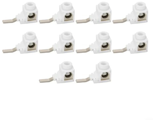 EpheyFIF Lot de 10 bornes de 25 m² pour disjoncteur de barre omnibus connecteur de boîte de disjoncteur efficace pour boîtes de distribution, panneaux électriques et disjoncteur
