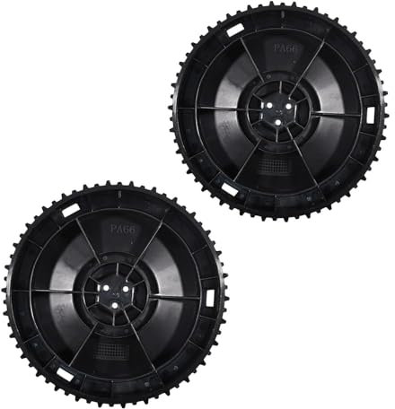 CANJPTON 574465104 Ruote per tagliaerba diametro 183 mm compatibili con Husqvarna Automower 105 305 308 Pneumatico per tagliaerba robotizzato (confezione da 2 ruote)