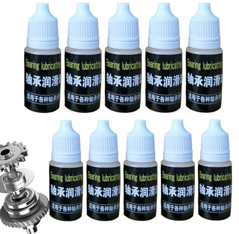 Lubrificante Per Cuscinetti - Lightweight Ergonomic Skateboard, Olio A Veloci 10pcs Cuscinetto, Pattinaggio Tutto Uso Professionale Azione | Multipurpose Outdoor Indoor Utility