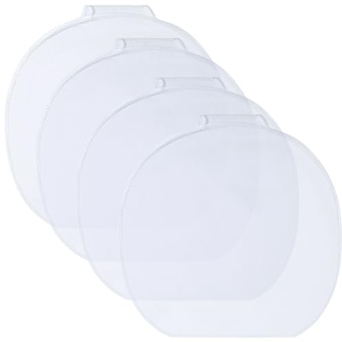 CREATCABIN Película Protectora Transparente para Raquetas de Tenis de Mesa, Cubierta de Mantenimiento, Accesorios de Goma de Plástico (Conexión Superior) 16.5×17cm