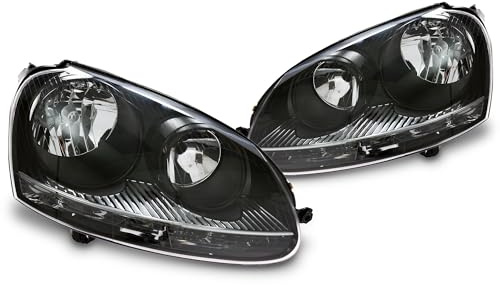 ATEC Germany 2x phares avant Phares principaux gauche + droite Compatible avec VW GOLF 5 (1K1), GOLF 5 Variant (1K5), JETTA 3 (1K2)