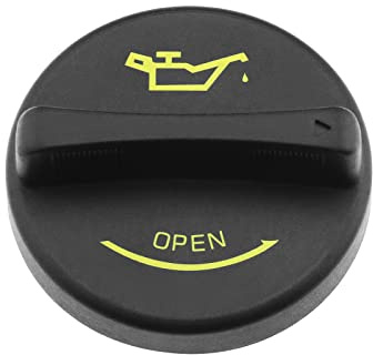 Create idea Tappo di riempimento olio motore auto 2651026620 2651026600 2651026610 compatibile con Santa Fe Tucson Veloster Getz i10 i20 i30 i40 i800 iLoad H350 nero
