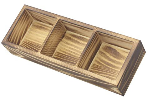 Cabilock Caja De Madera Para Almacenamiento De Bolsitas De Té Compartimentos Organizador De Barra Para Bolsitas De Té Para Armarios y Encimeras De Cocina