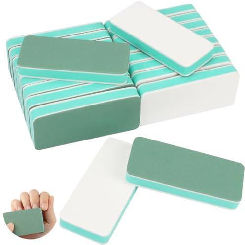 Xyvor 20 Stück 800 und 4000 Buffer für Nägel, Nail Buffer Block, Nagelbuffer Block, Nagel Buffer für Naturnägel Gelnägel, Buffer Schleifblöcke Polierblöcke, für Nagelstudios, Nail Art zu Hause