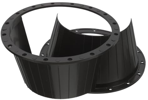 VALICLUD Protezione Casse Acustiche per Auto Anello Adattatore per Altoparlanti da 6.5 Pollici, Copertura Casse Audio Impermeabili in Plastico, Facile da Installare e Resistente Agli
