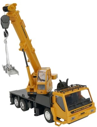 ORFOFE 24 Control Remoto Inalámbrico, Grúa Elevadora con Mesa Giratoria 320°, Juguete Educativo Duradero y Seguro, Batería Recargable, Adecuado para Juegos y Aprendizaje